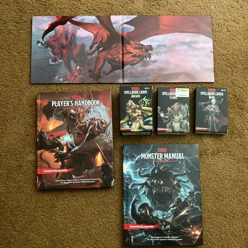 D&D Player's Handbook and Monster Manual Set - Picture 1 of 11